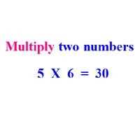 C# program to multiply given two numbers - Code for Java c