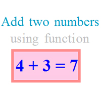 PHP program to calculate sum of two numbers using function - Code for ...