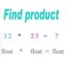 Find product of two floating point numbers in Python